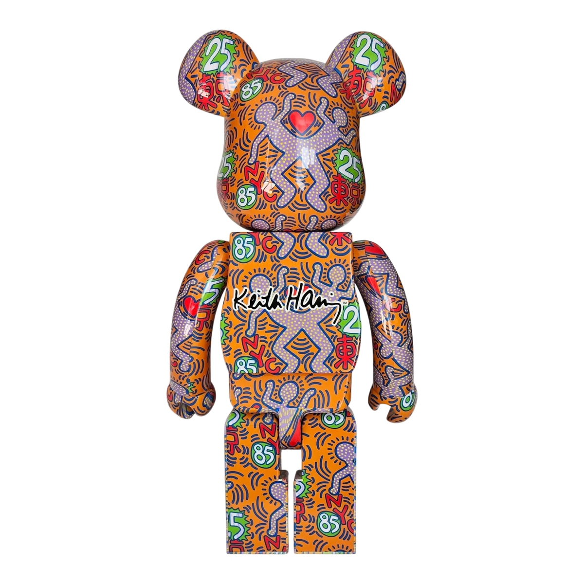 Bearbrick Keith Haring "Special" 1000% Rückseite