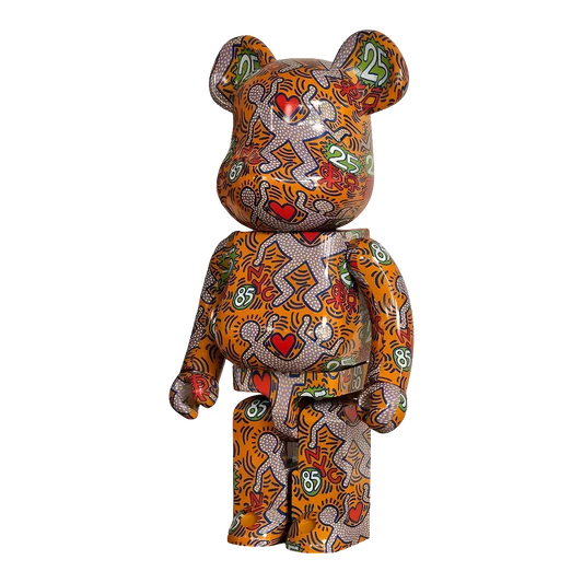 Bearbrick Keith Haring "Special" 1000% schräg