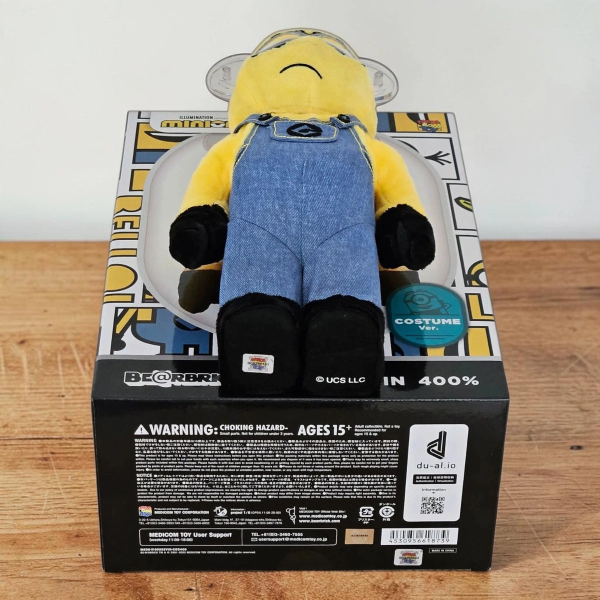 Bearbrick Kevin Costume Version 400% Echtheitsmerkmale