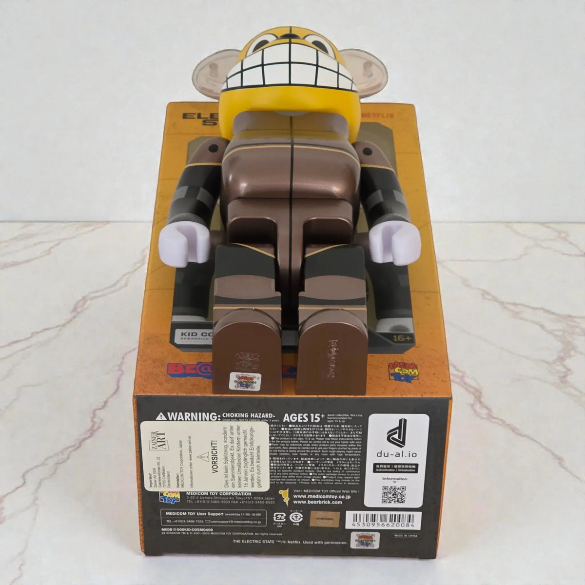 Bearbrick Kid Cosmo [The Electric State] 400% Echtheitsmerkmale