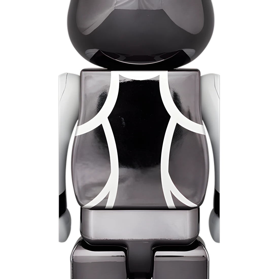 Bearbrick KISS Catman Chrome Version 100%+400% Herstellerbild 4