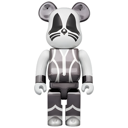 Bearbrick KISS The Catman Chrome Version 100%+400% Herstellerbild 3