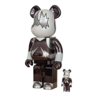 BE@RBRICK KISS The Spaceman Chrome Version (100%+400%)
