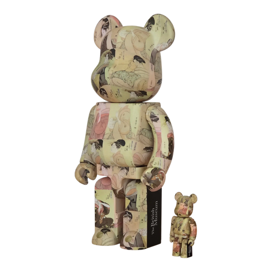 Bearbrick Kitagawa Utamaro "Tōji zensei bijin-zoroi" 100%+400% schräg