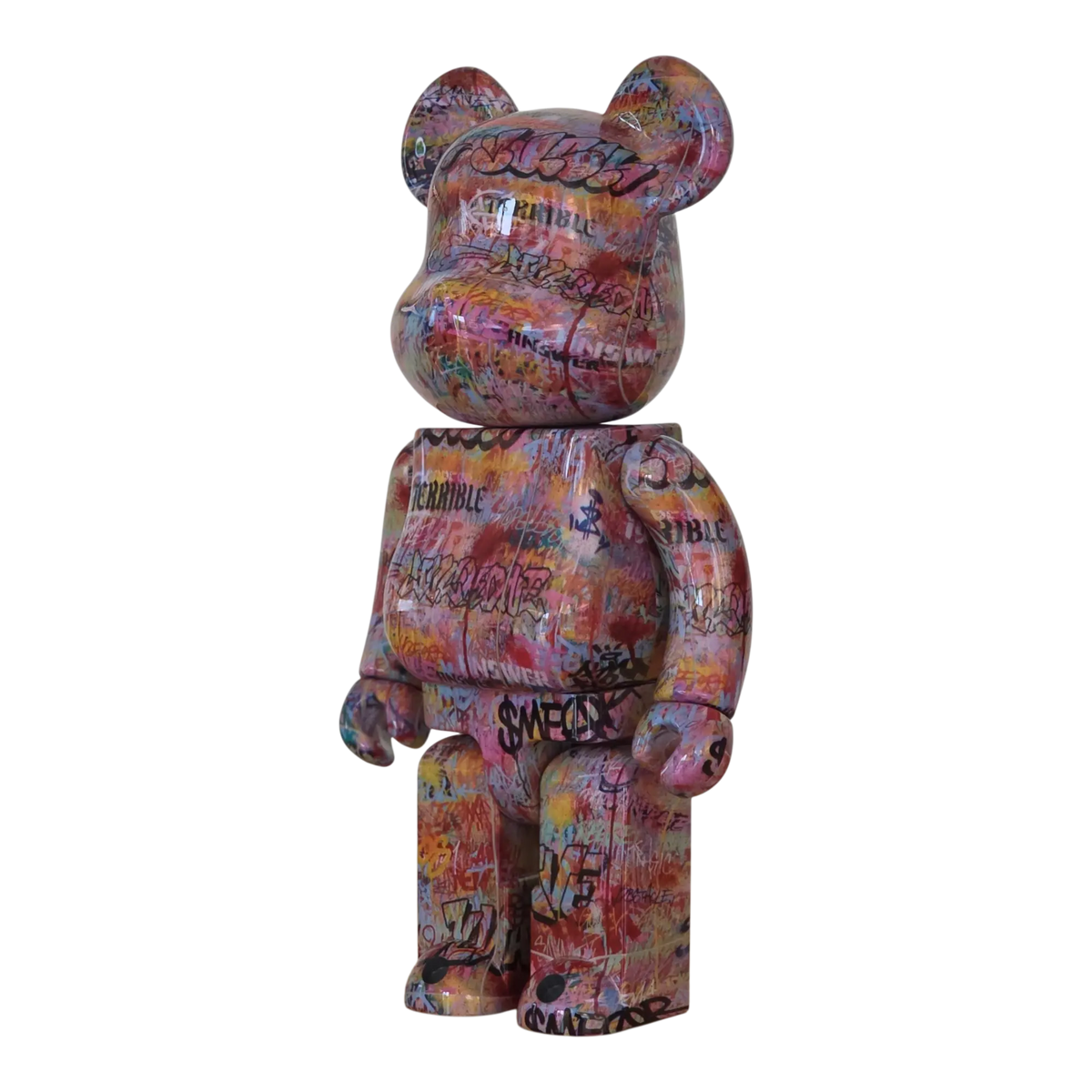 Bearbrick Knave by Yuck Pl/rayer 400% schräg