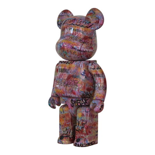 Bearbrick Knave by Yuck Pl/rayer 400% schräg