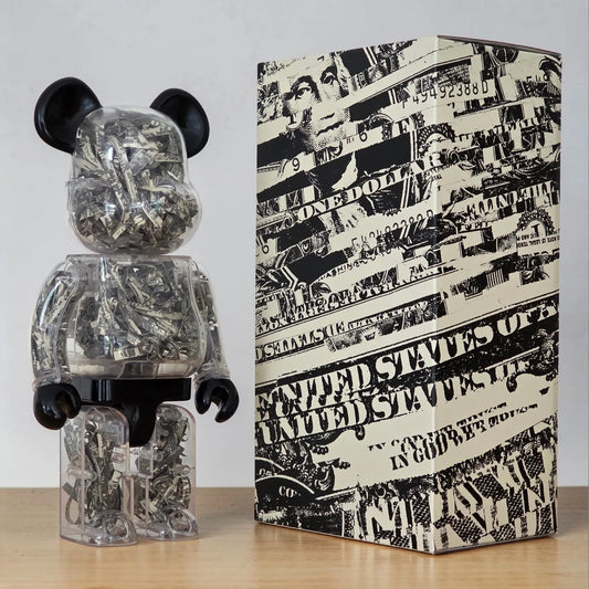 Bearbrick Kosuke Kawamura × NEXUS VII. × S01 400% mit Verpackung
