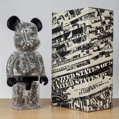 Bearbrick Kosuke Kawamura × NEXUS VII. × S01 400% mit Verpackung
