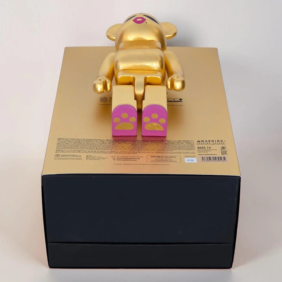 Bearbrick Kutani Hajime Sorayama Pure Gold Leaf 400% Echtheitsmerkmale