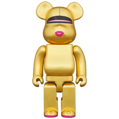 Bearbrick Kutani Hajime Sorayama Pure Gold Leaf 400% Herstellerbild 1
