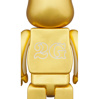 Bearbrick Kutani Hajime Sorayama Pure Gold Leaf 400% Herstellerbild 2