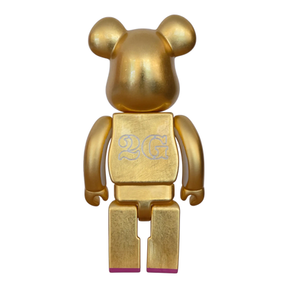 Bearbrick Kutani Hajime Sorayama Pure Gold Leaf 400% Rückseite