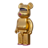 Bearbrick Kutani Hajime Sorayama Pure Gold Leaf 400% schräg