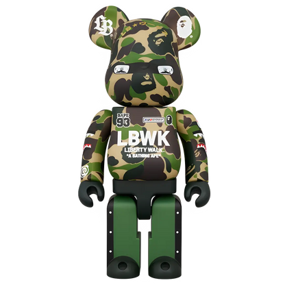 Bearbrick LBWK × BAPE 100%+400% Herstellerbild 2