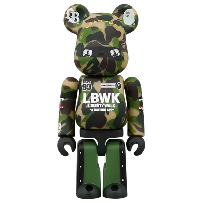 Bearbrick LBWK × BAPE 100%+400% Herstellerbild 3