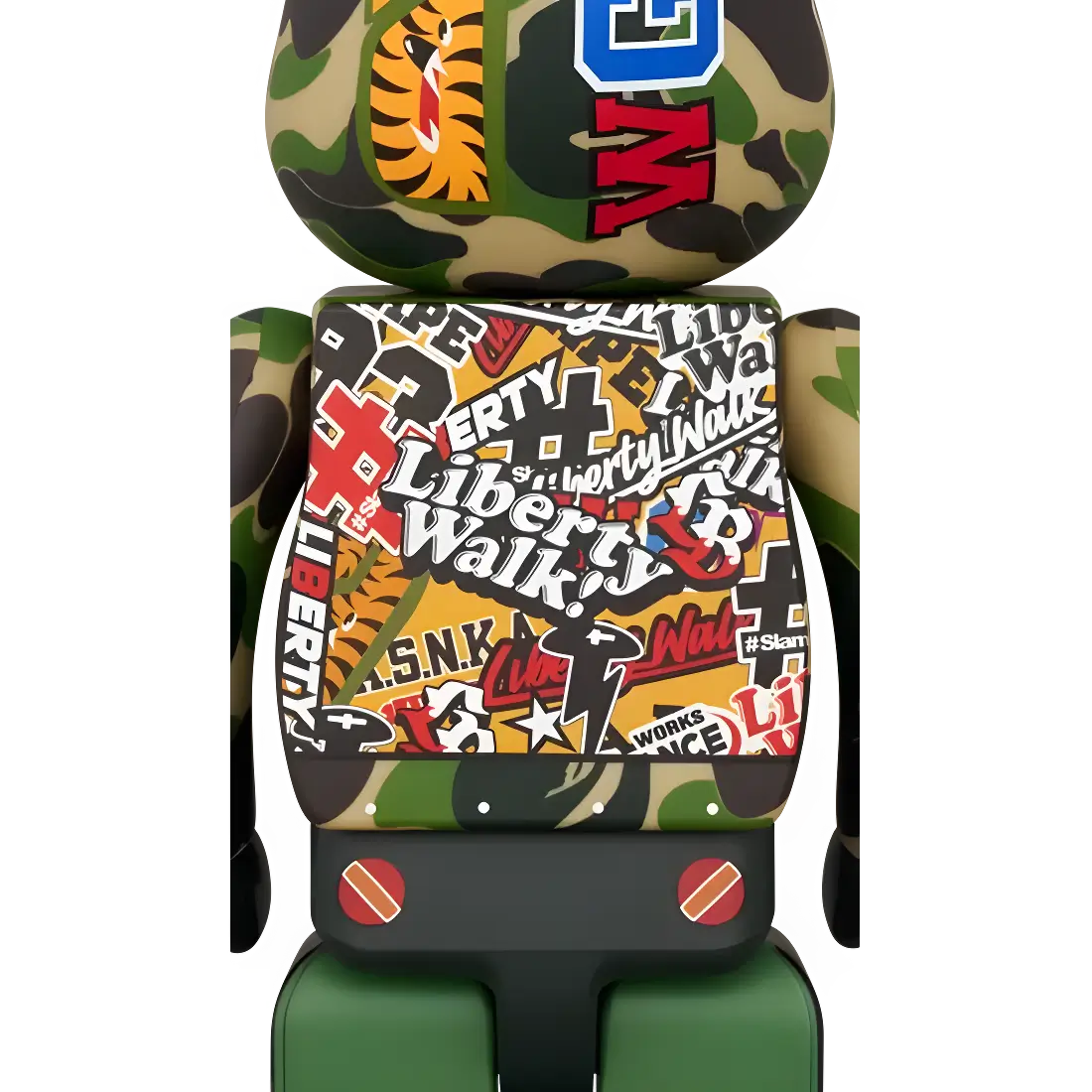 Bearbrick LBWK × BAPE 100%+400% Herstellerbild 4