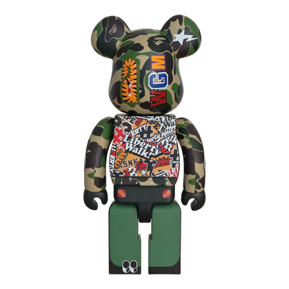 Bearbrick LBWK × BAPE 100%+400% Rückseite
