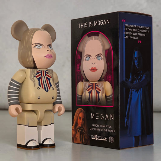 Bearbrick M3GAN 400% mit Verpackung