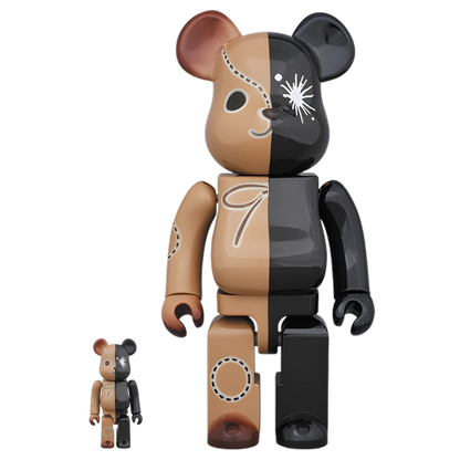 Bearbrick Maison MIHARA YASUHIRO Black/Brown 100%+400% Herstellerbild 1