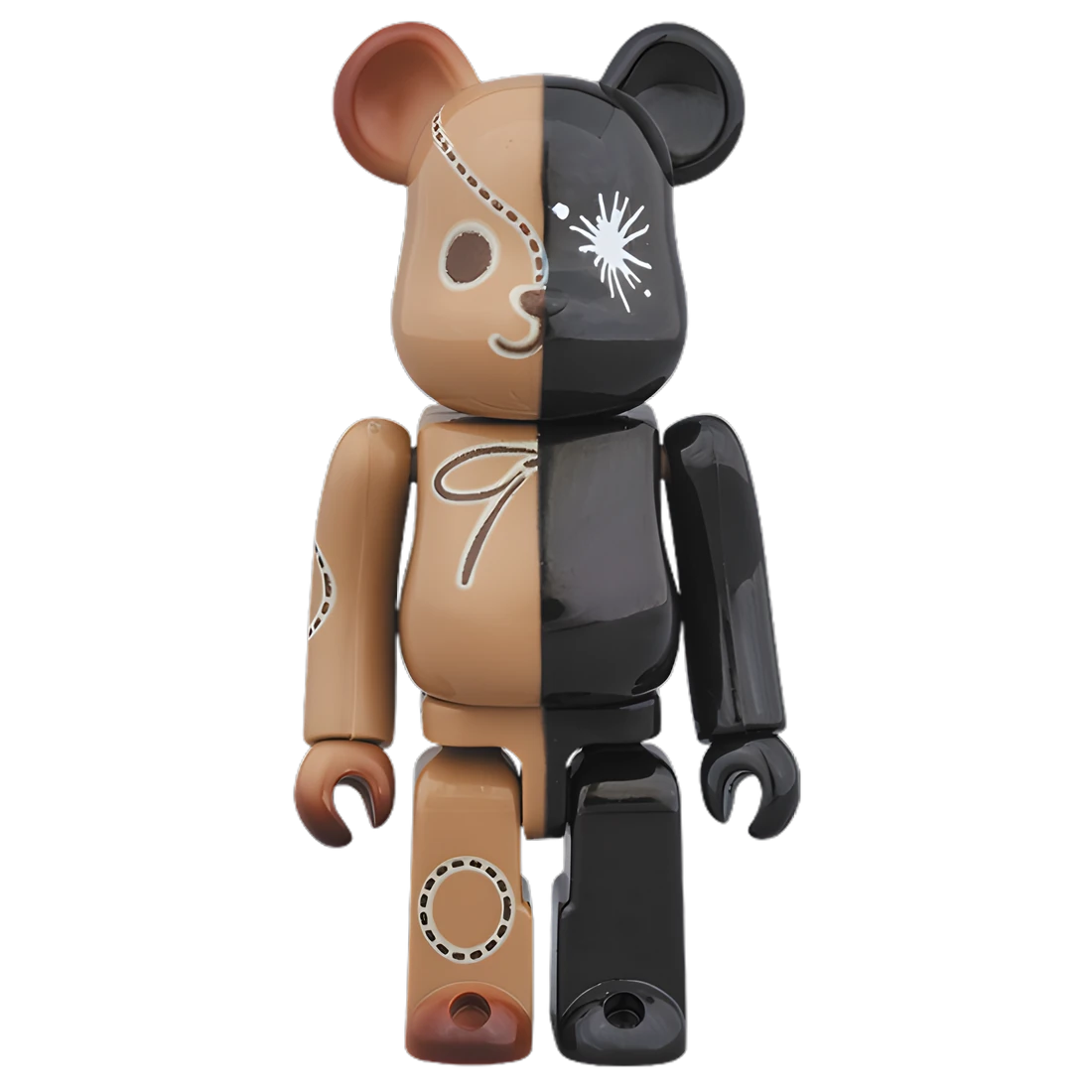 Bearbrick Maison MIHARA YASUHIRO Black/Brown 100%+400% Herstellerbild 2