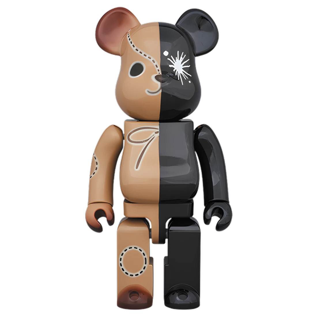 Bearbrick Maison MIHARA YASUHIRO Black/Brown 100%+400% Herstellerbild 3