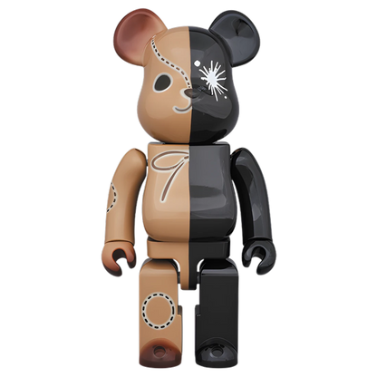 Bearbrick Maison MIHARA YASUHIRO Black/Brown 100%+400% Herstellerbild 3