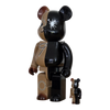 Bearbrick Maison MIHARA YASUHIRO Black/Brown 100%+400% schräg