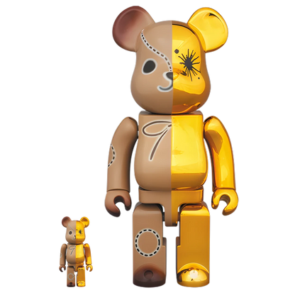 Bearbrick Maison MIHARA YASUHIRO Gold/Brown 100%+400% Herstellerbild 1