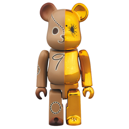 Bearbrick Maison MIHARA YASUHIRO Gold/Brown 100%+400% Herstellerbild 2