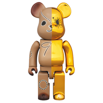 Bearbrick Maison MIHARA YASUHIRO Gold/Brown 100%+400% Herstellerbild 3