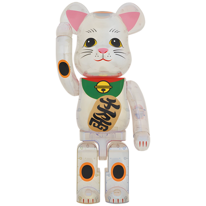 Bearbrick Maneki Neko Transparent Plated 1000% Herstellerbild 1