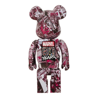Bearbrick Marvel 80th Anniversary 100%+400% Rückseite