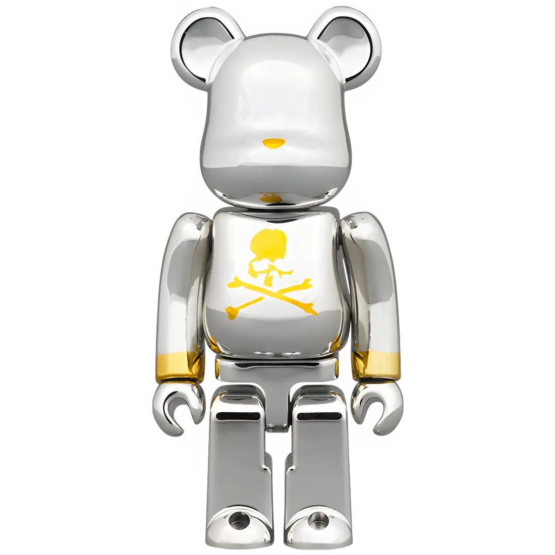 Bearbrick mastermind Japan Silver 100%+400% Herstellerbild 2