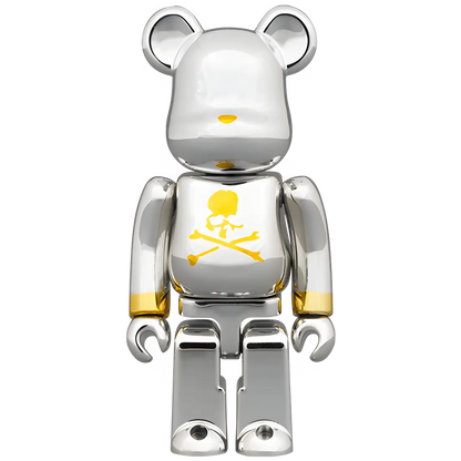 Bearbrick mastermind Japan Silver 100%+400% Herstellerbild 2