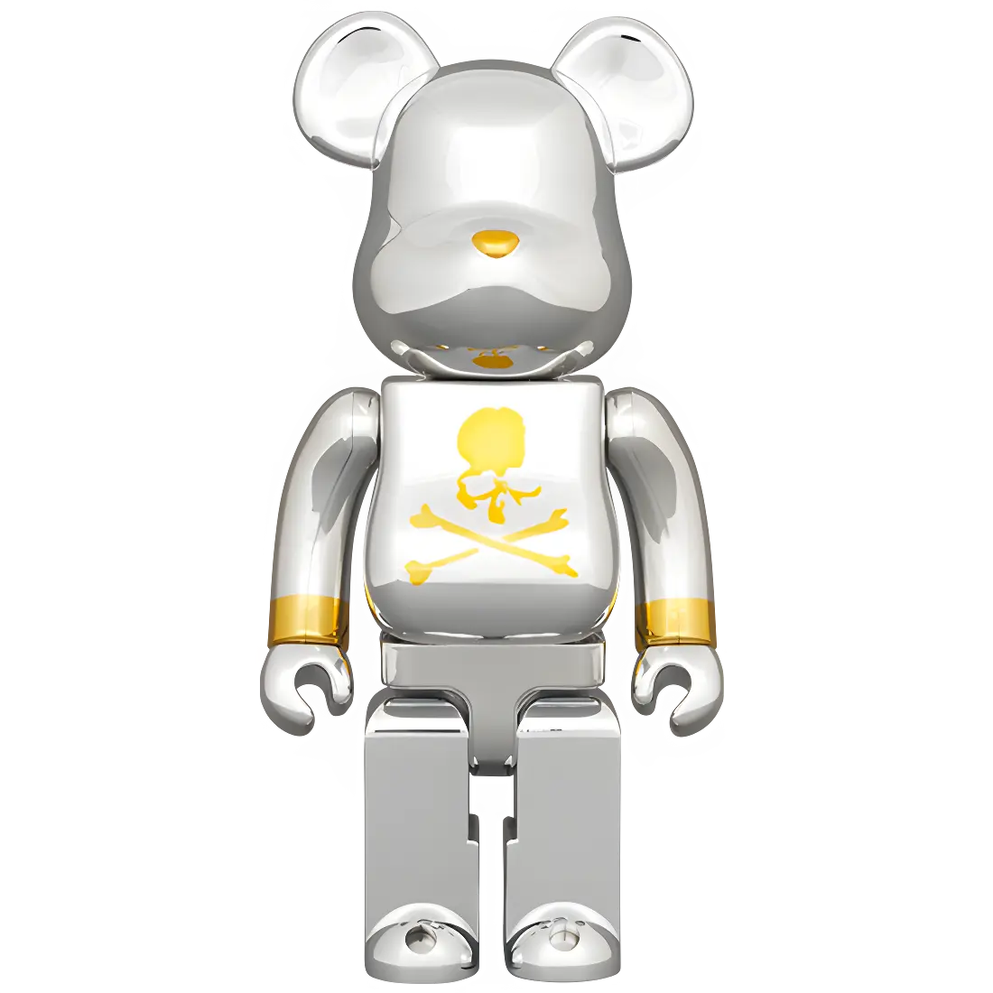 Bearbrick mastermind Japan Silver 100%+400% Herstellerbild 3