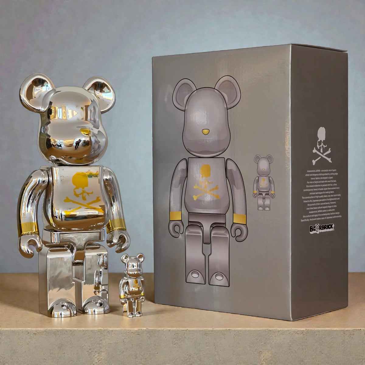 BE@RBRICK mastermind Japan Silver 100%+400% | MyBearBrick.de BE@RBRICK mastermind Japan Silver 100%+400% | MyBearBrick.de