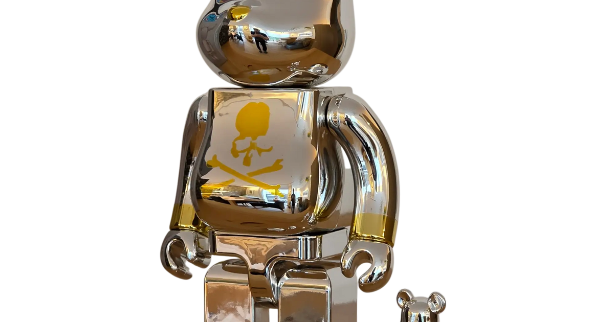 BE@RBRICK mastermind Japan Silver 100%+400% | MyBearBrick.de