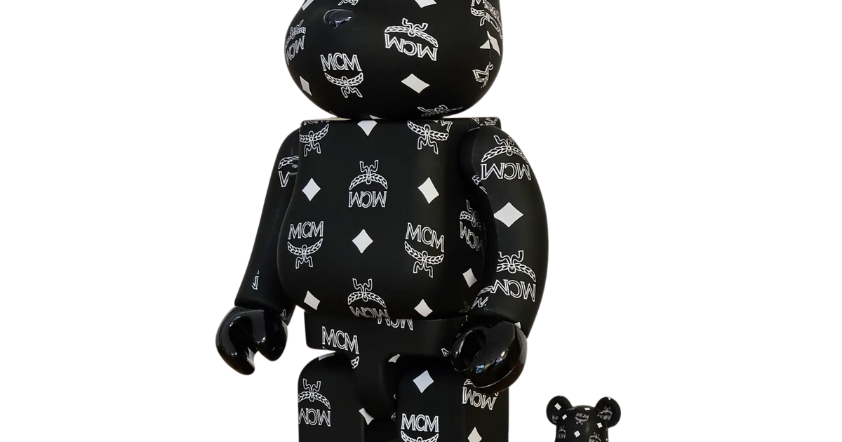 BE@RBRICK MCM Black Version 100%+400% | MyBearBrick.de