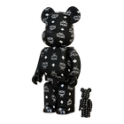 BE@RBRICK MCM Black Version (100%+400%)