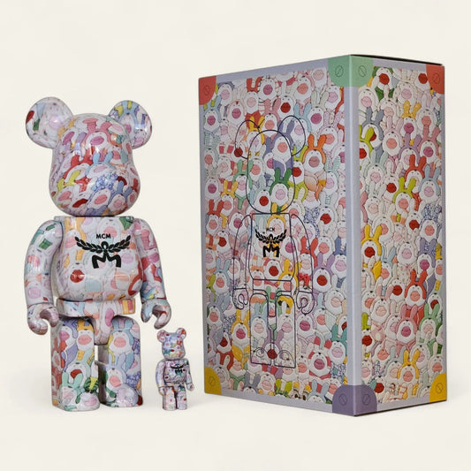 Bearbrick MCM × Ken Yashiki 100%+400% mit Verpackung