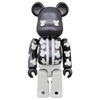 Bearbrick Me-gumi Happi Black Plated 100% Herstellerbild 1