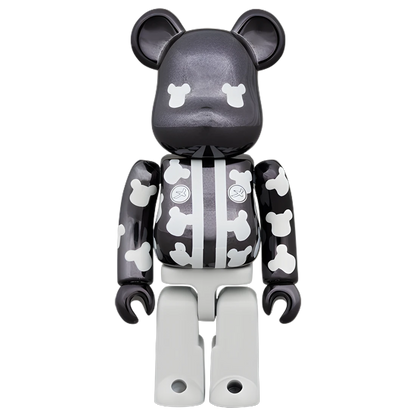 Bearbrick Me-gumi Happi Black Plated 100% Herstellerbild 1