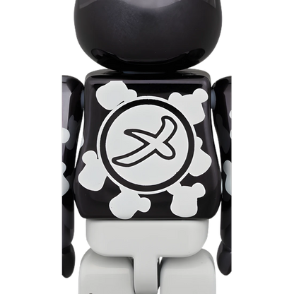 Bearbrick Me-gumi Happi Black Plated 100% Herstellerbild 2