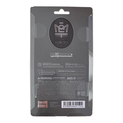 Bearbrick Medicom Toy Tokyo 100% Verpackungsrückseite