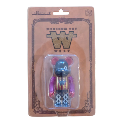 Bearbrick Medicom Toy West 100% Verpackungsvorderseite