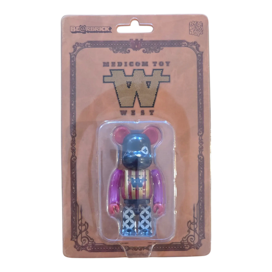 Bearbrick Medicom Toy West 100% Verpackungsvorderseite