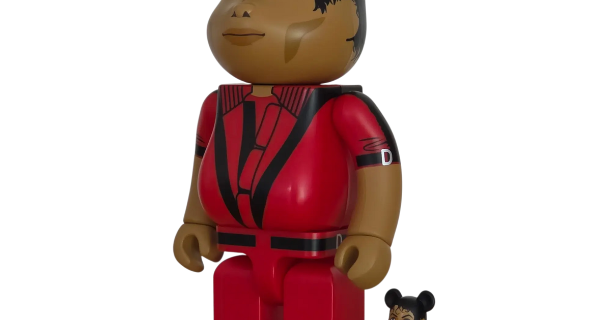 BE@RBRICK Michael Jackson Red Jacket [Michael Jackson's Thriller