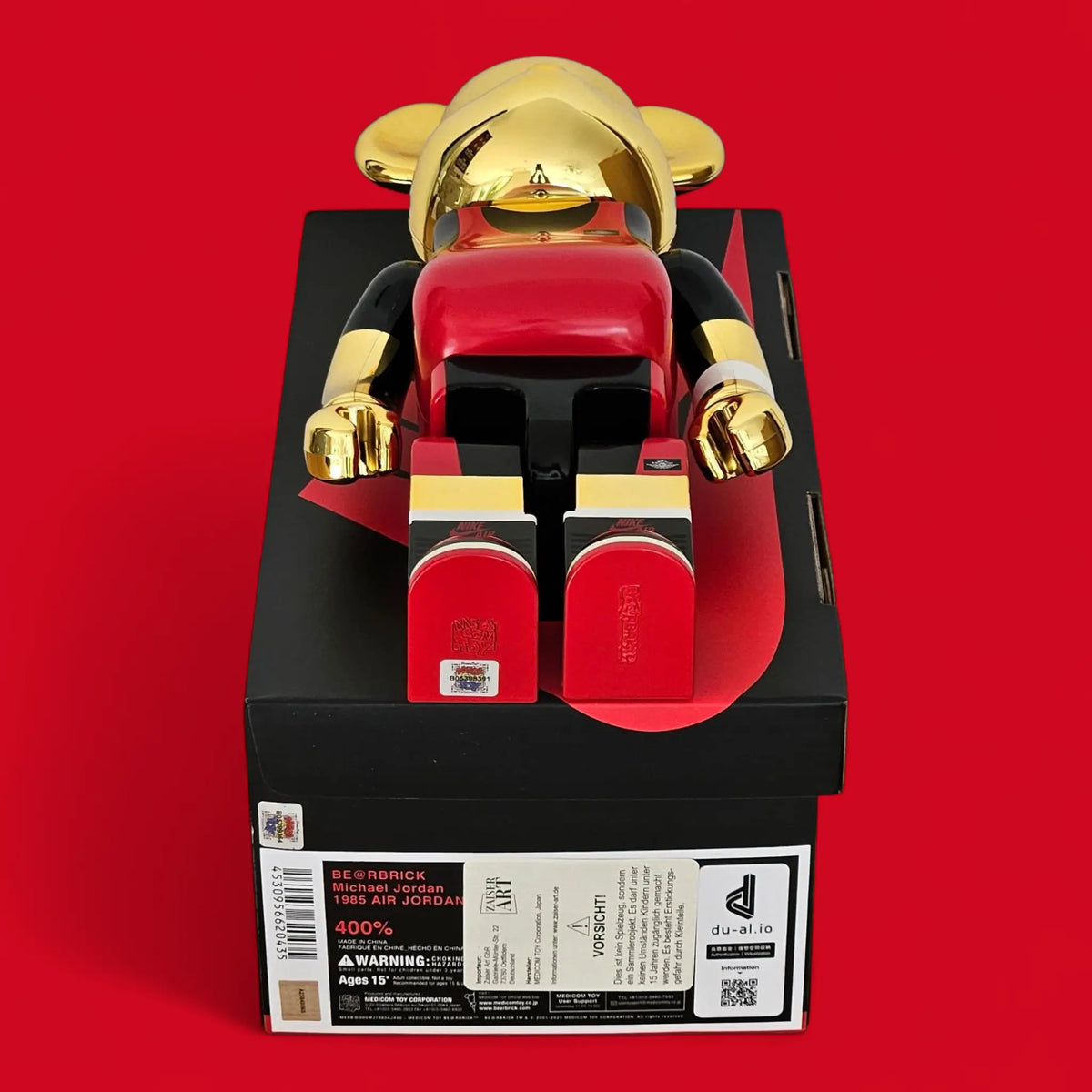 Bearbrick Michael Jordan 1985 Air Jordan 100%+400% Echtheitsmerkmale