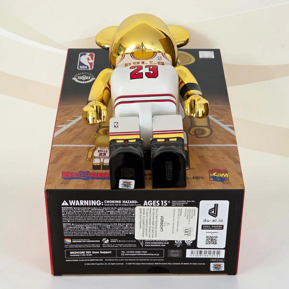 Bearbrick Michael Jordan 1991 World Champion 100%+400% Echtheitsmerkmale