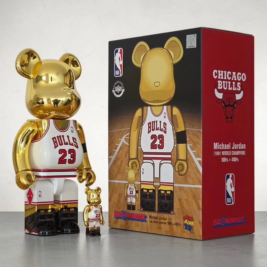 Bearbrick Michael Jordan 1991 World Champion 100%+400% mit Verpackung
